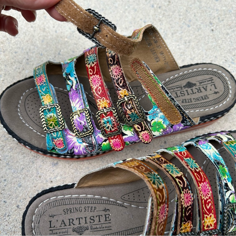 Spring Step L’Artiste Platform Sandals - Picture 9 of 15